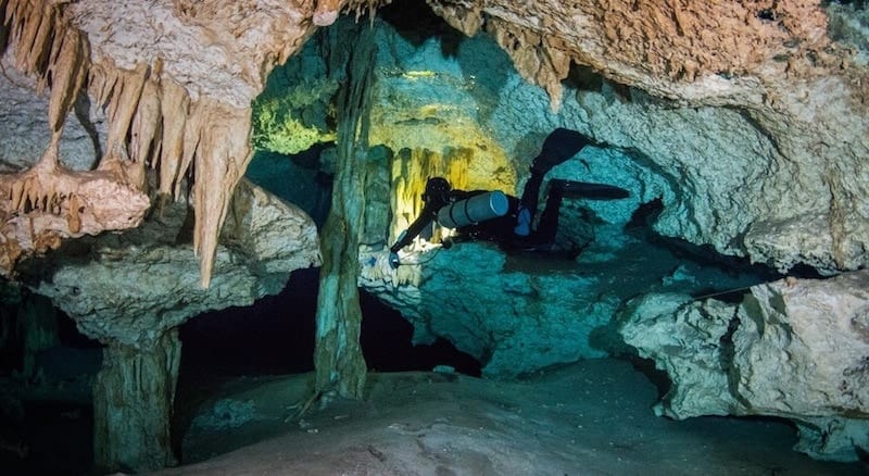 Höhlen tauchen Mexiko